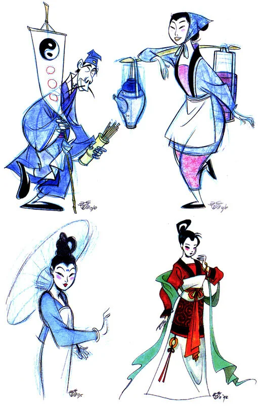 Disney - Art of Mulan　ムーラン　アートブック　ディズニー映画　設定資料集 Art of Mulan ムーラン アートブック ディズニー映画 設定資料集